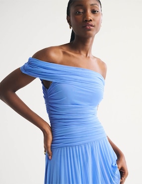 Vestido maxi de fiesta Abercrombie & Fitch para mujer