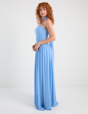 Vestido maxi de fiesta Rue de la Paix escote medio