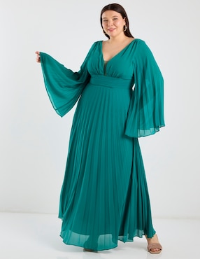 Vestido largo de fiesta The Pattern escote V