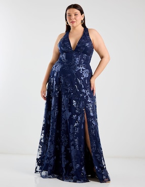 Vestido maxi de fiesta The Pattern espalda abierta