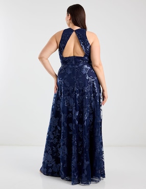 Vestido maxi de fiesta The Pattern espalda abierta