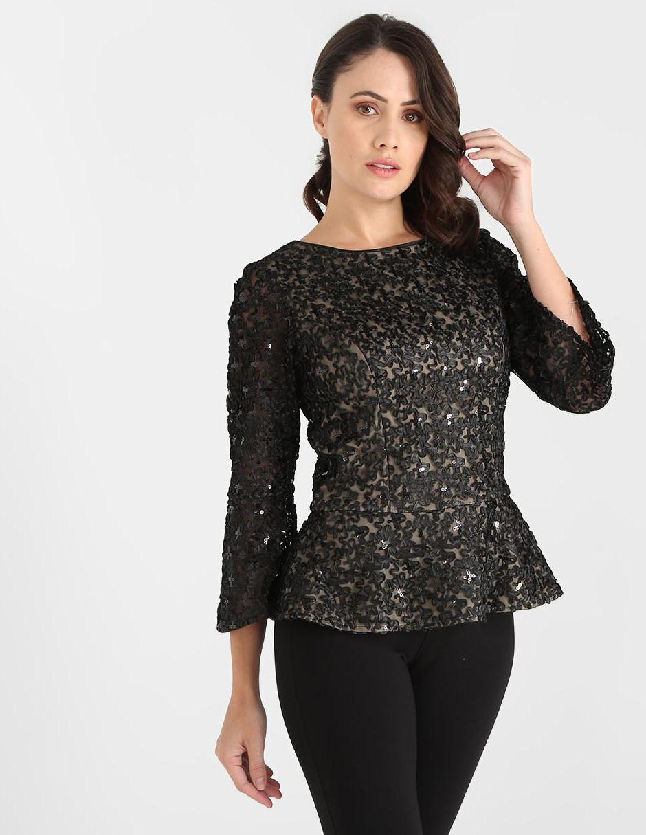 blusa lentejuelas