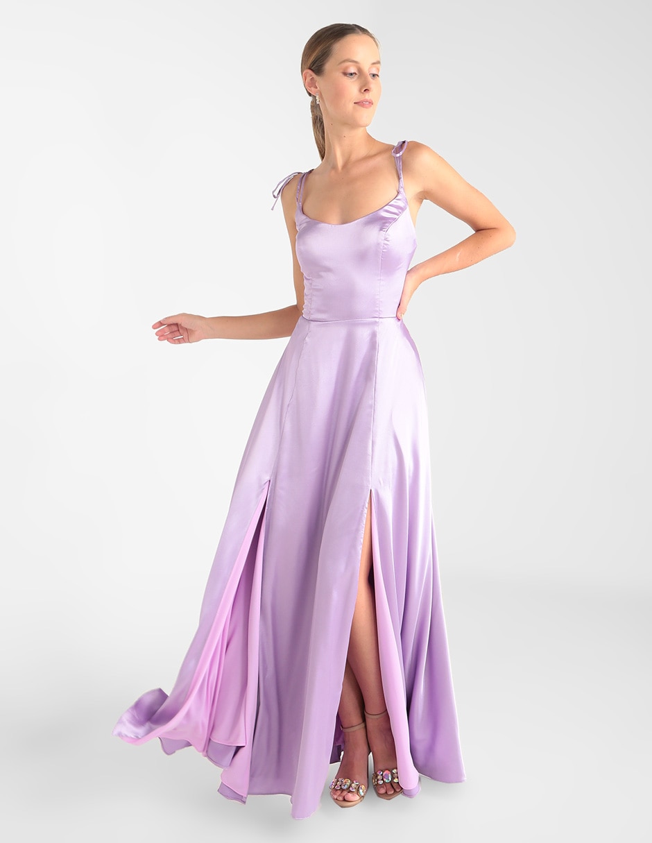 Vestido maxi de fiesta Eva Brazzi corte circular en Liverpool