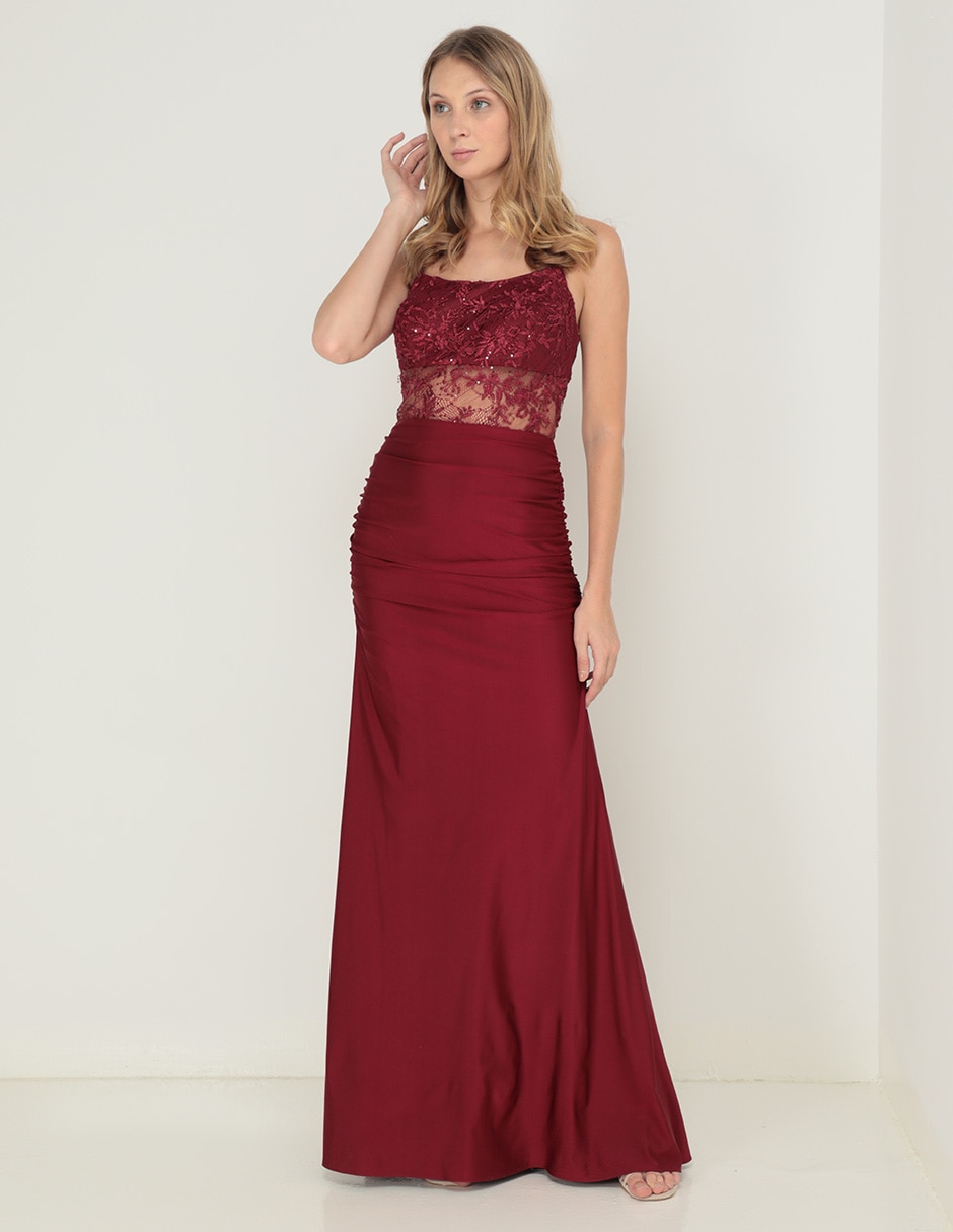 Vestido largo de fiesta Brazzi J para mujer