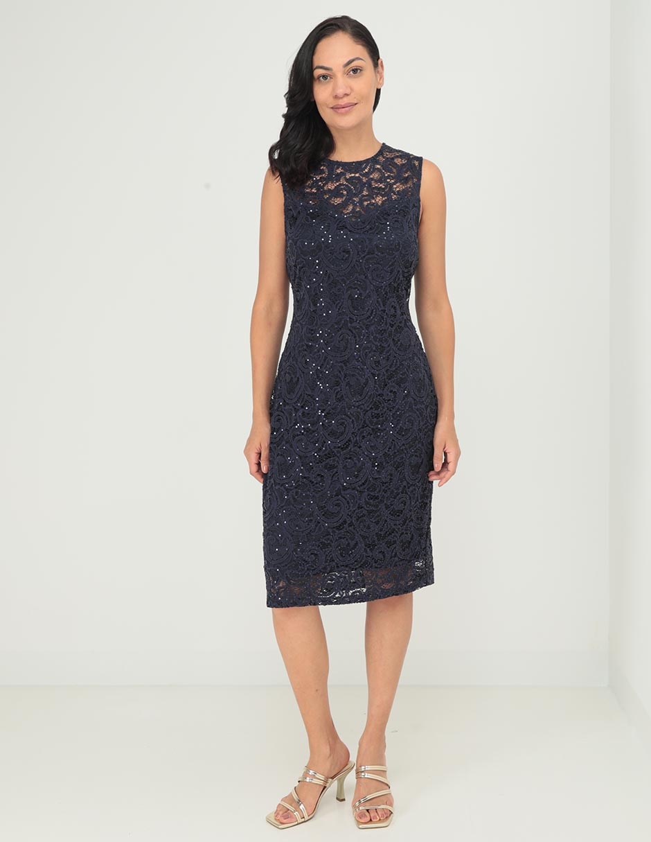 Damaia Atelier Vestidos Talla Extra Liverpool Vestido 3/4 De Fiesta Damaia  Atelier Para Mujer Liverpool