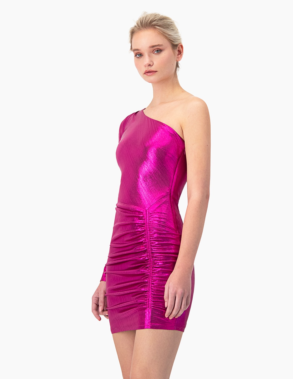 Vestido corto de fiesta escote medio 2