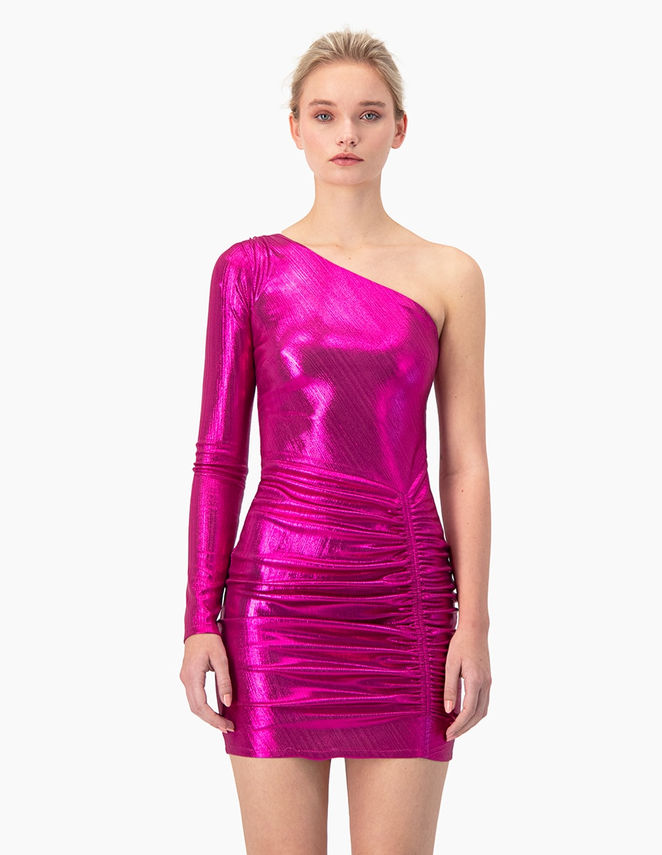 Vestido corto de fiesta escote medio 5