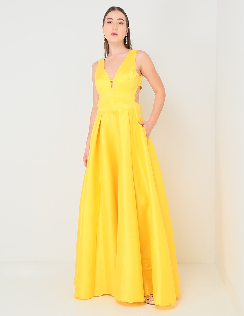 Vestido amarillo liverpool new arrivals