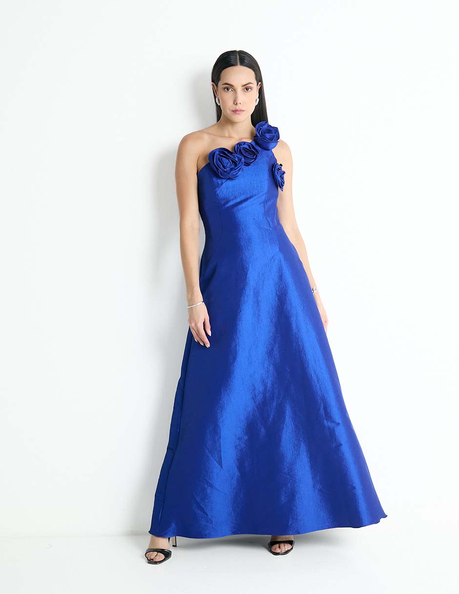 rue de la paix vestido azul