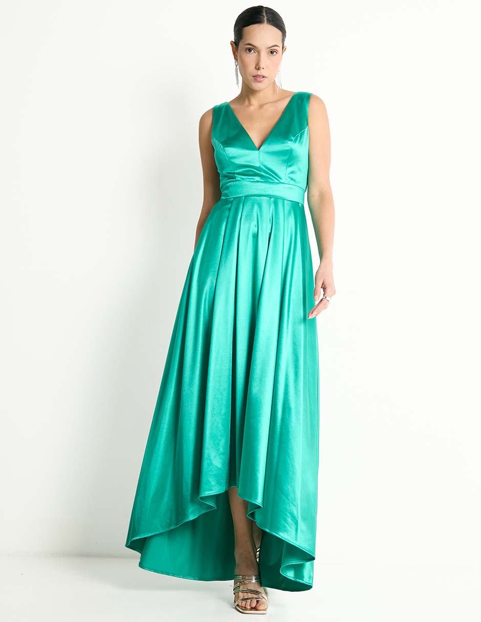 Ema Valdemossa Vestido Verde Esmeralda Liverpool Vestido Corto De