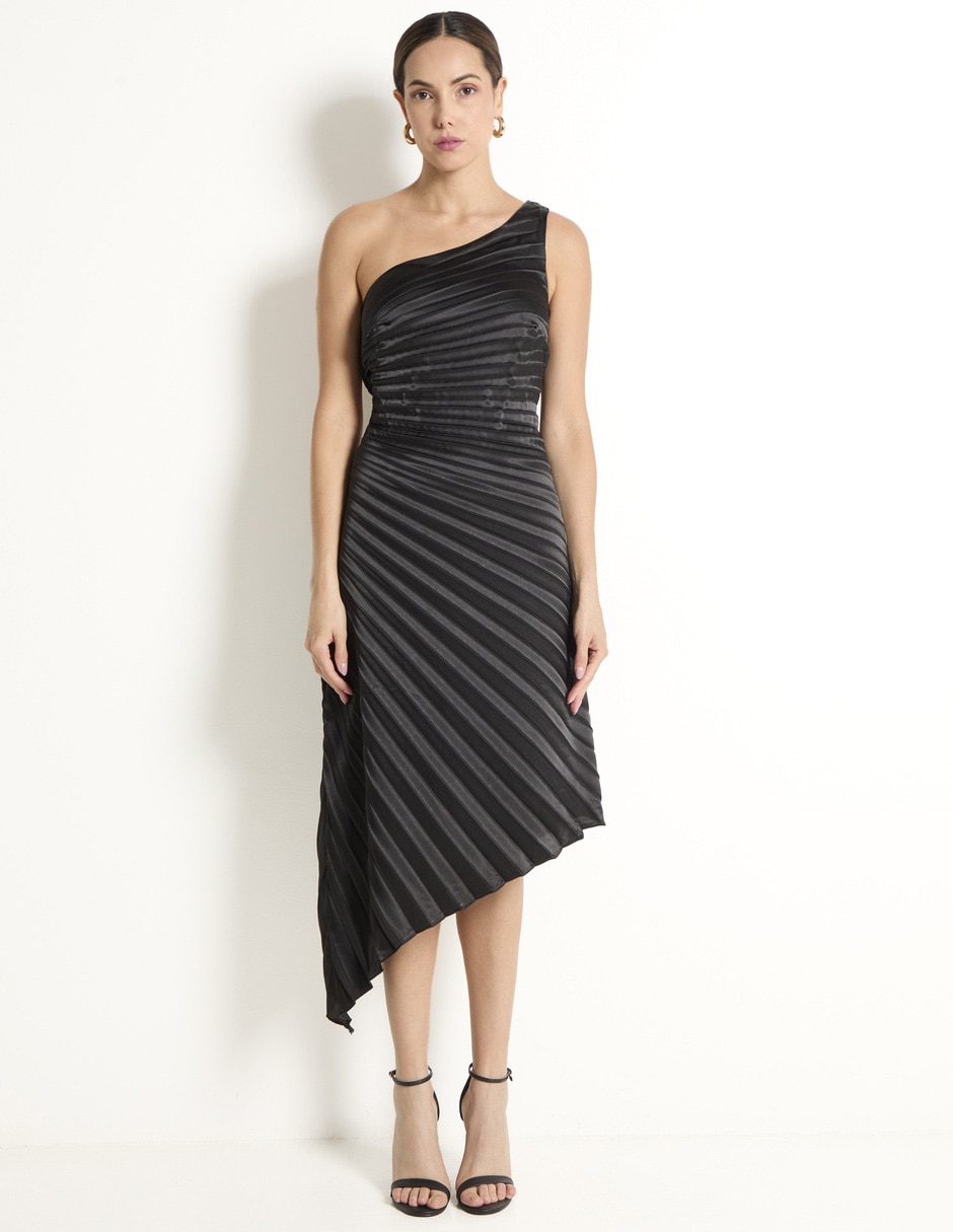 Vestido crop de fiesta escote medio Vestido crop de fiesta escote medio
