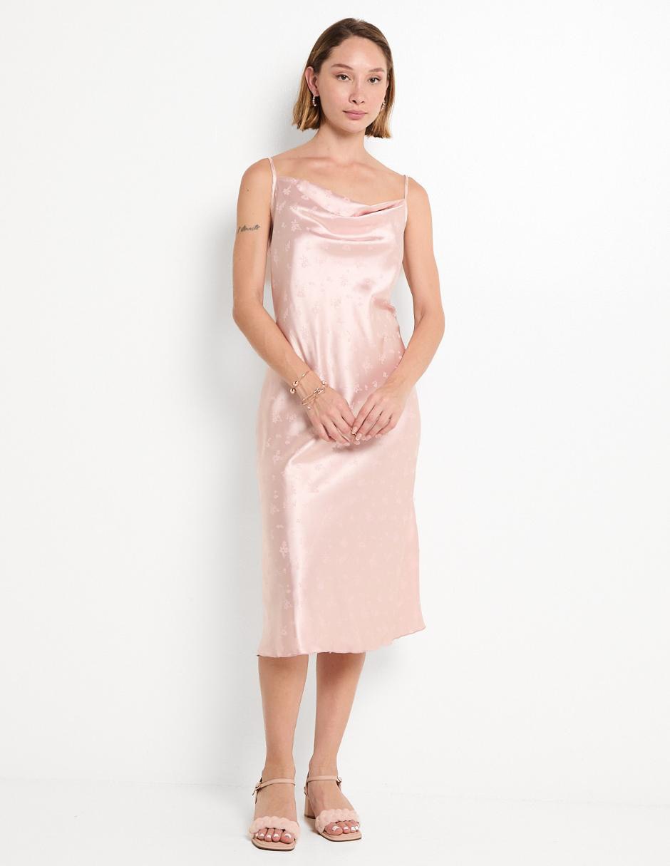Vestido midi de fiesta espalda abierta Vestido midi de fiesta espalda abierta