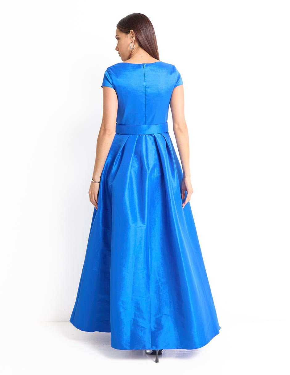 Vestido maxi de fiesta escote V 2