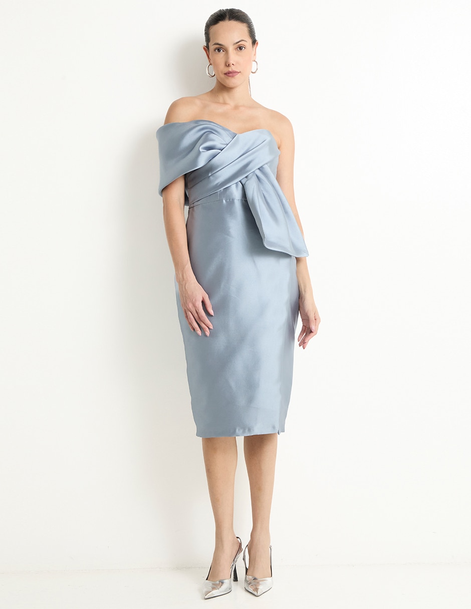 Vestido 3/4 de fiesta Mia Paluzzi escote corazón Liverpool