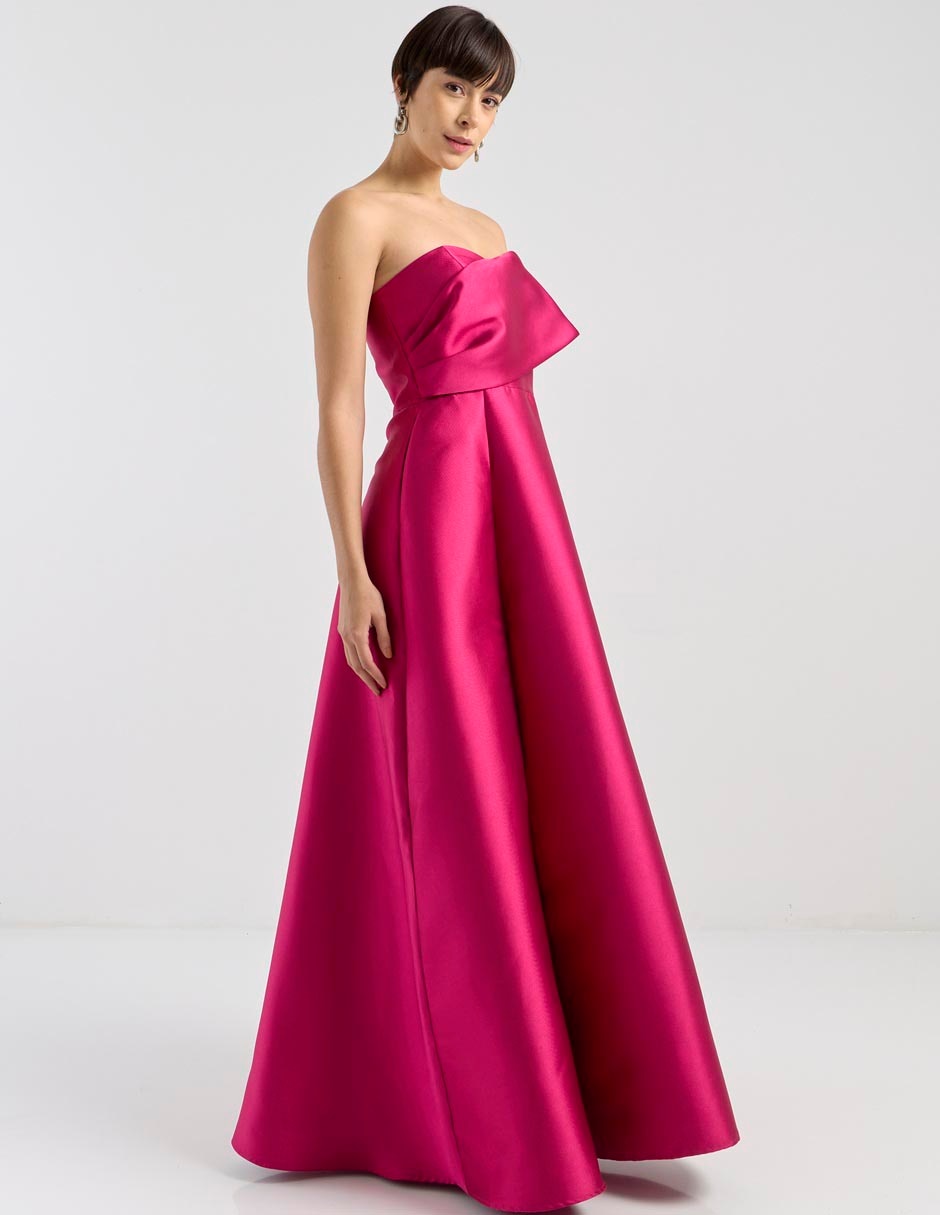 Vestido maxi de fiesta escote espalda abierta 3