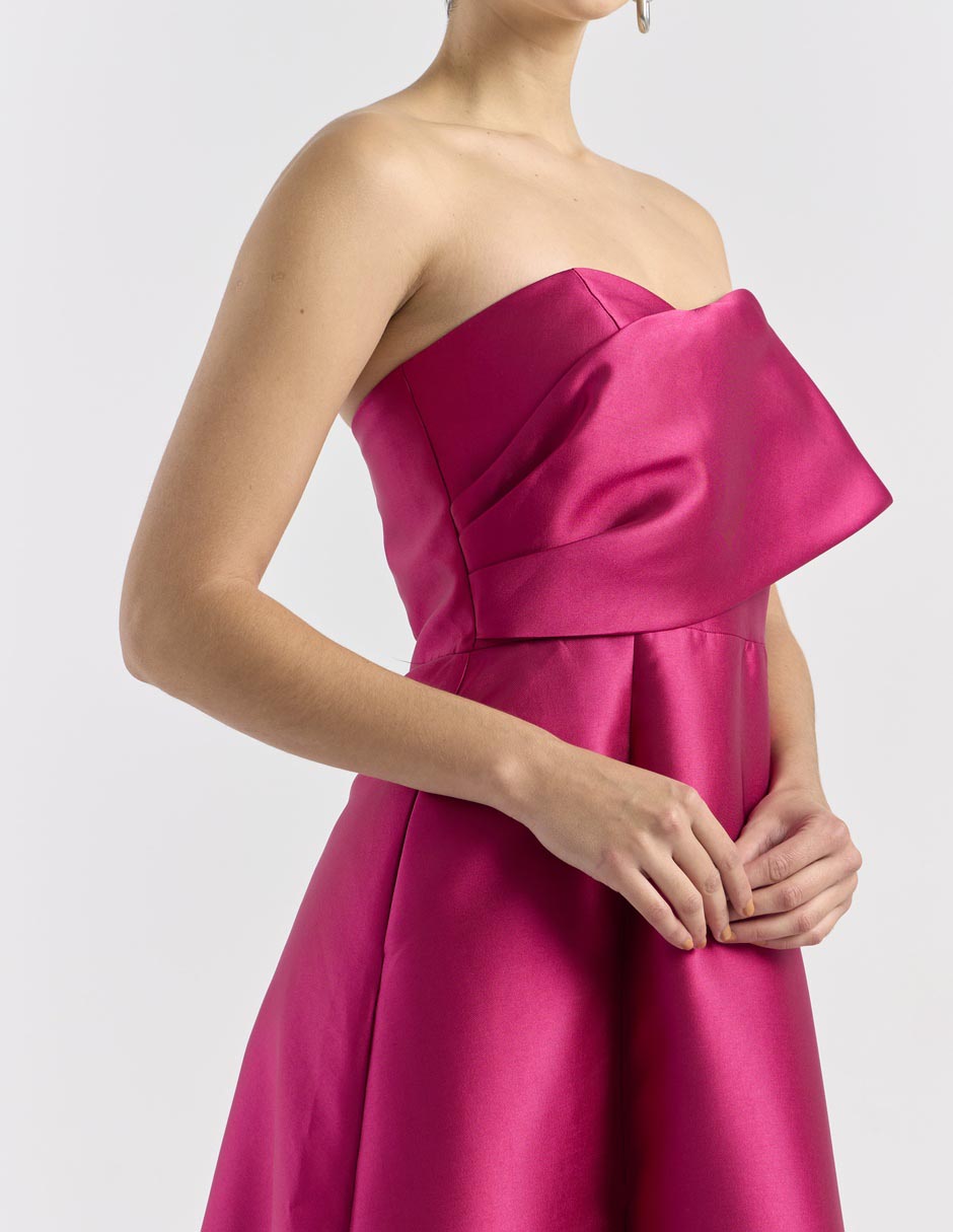 Vestido maxi de fiesta escote espalda abierta 4