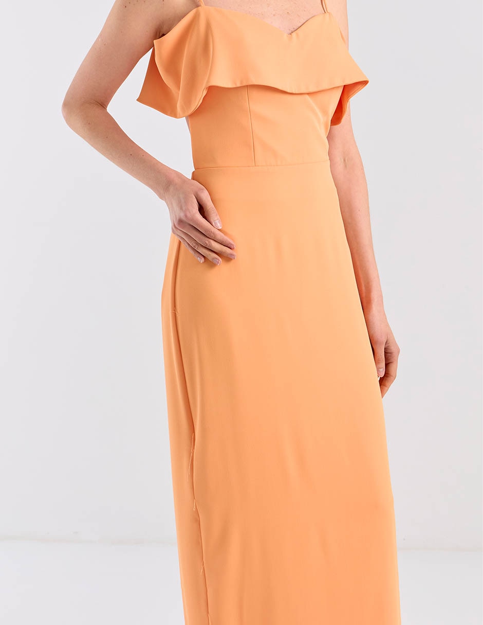 Vestido maxi de fiesta espalda abierta 4