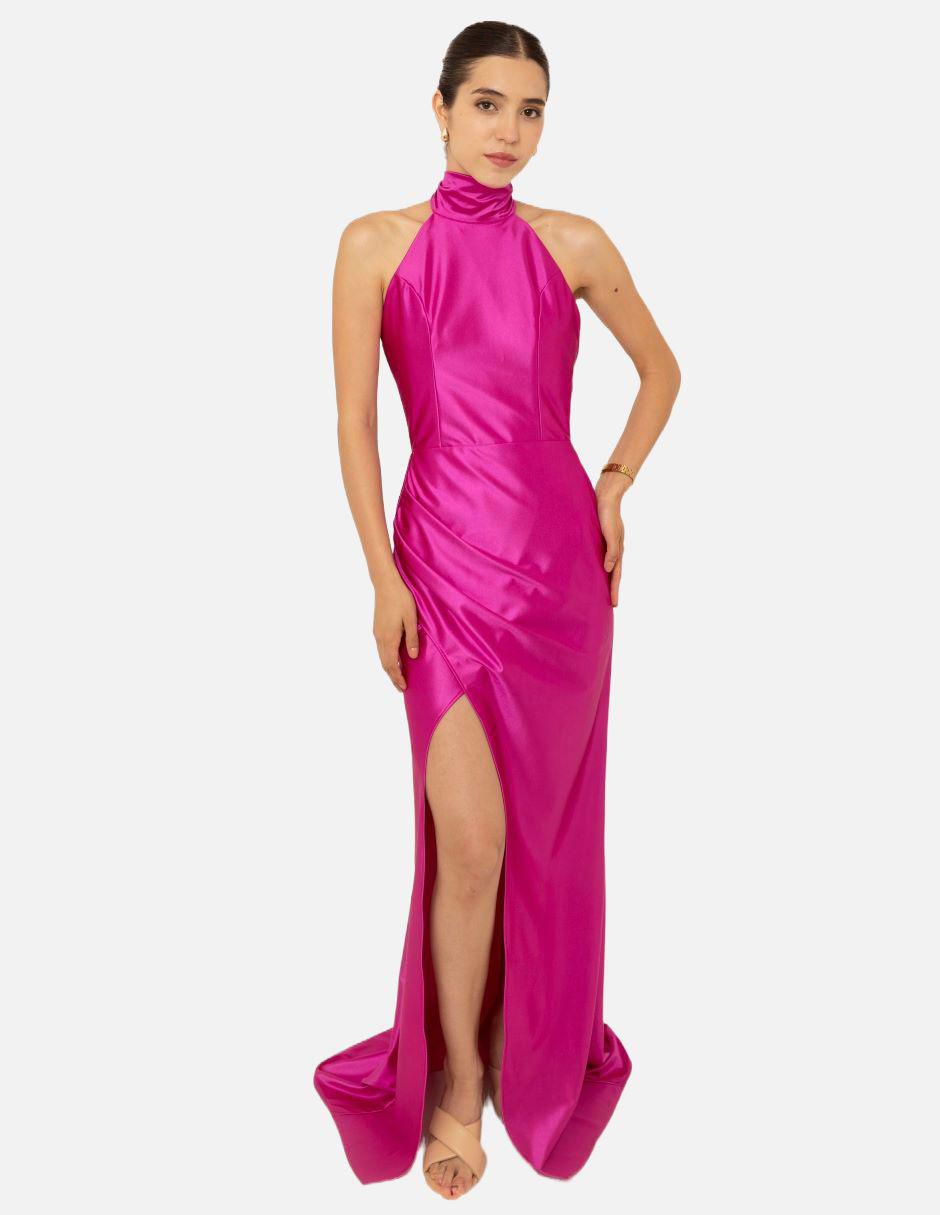 Vestido largo de fiesta espalda abierta