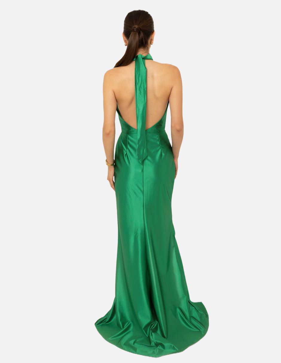 Vestido largo fiesta karen beltran mexico sin familia o colección "para mujer"
