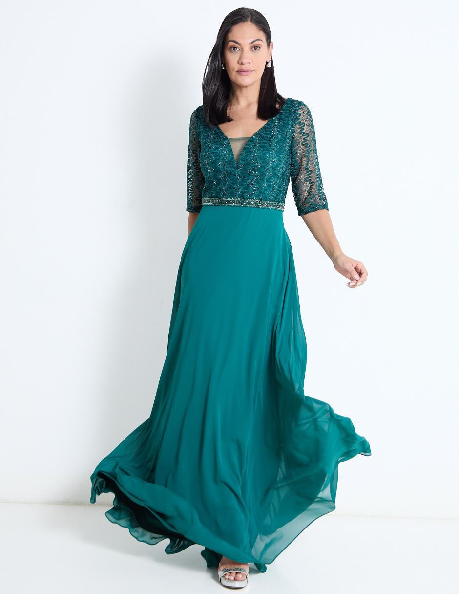 Damaia Atelier Vestido Maxi Fiesta Rimini Couture Liverpool