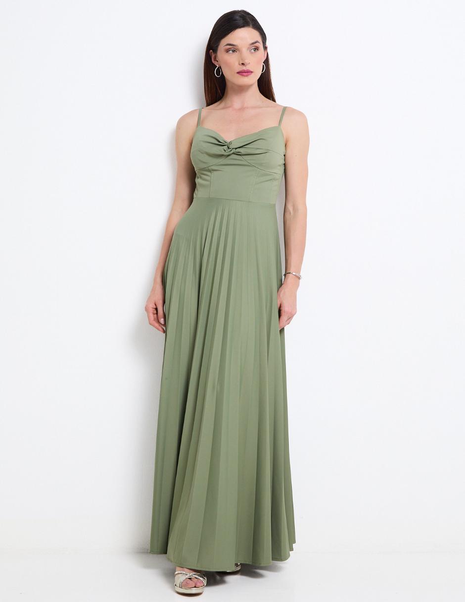 Vestido Largo Vestido Rue De La Paix Verde Vestidos Rue De La Paix