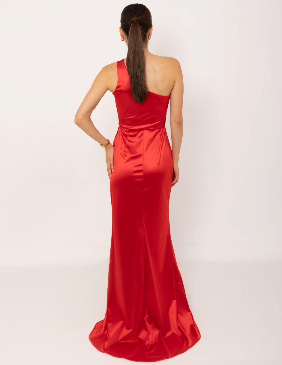Vestido maxi de fiesta escote medio 2
