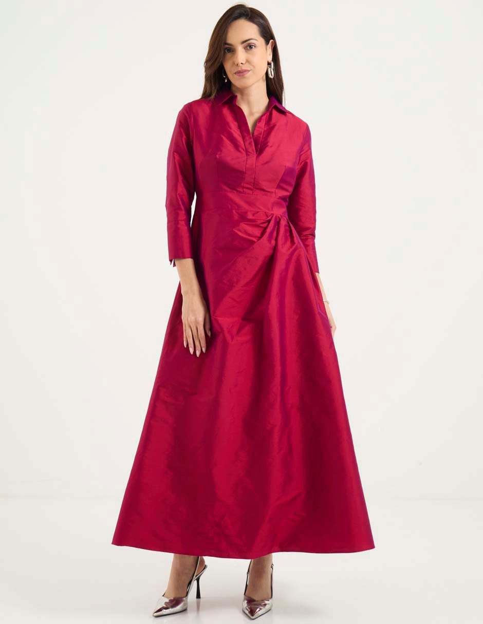 Vestido largo de fiesta Ema Valdemossa escote V Venta Especial