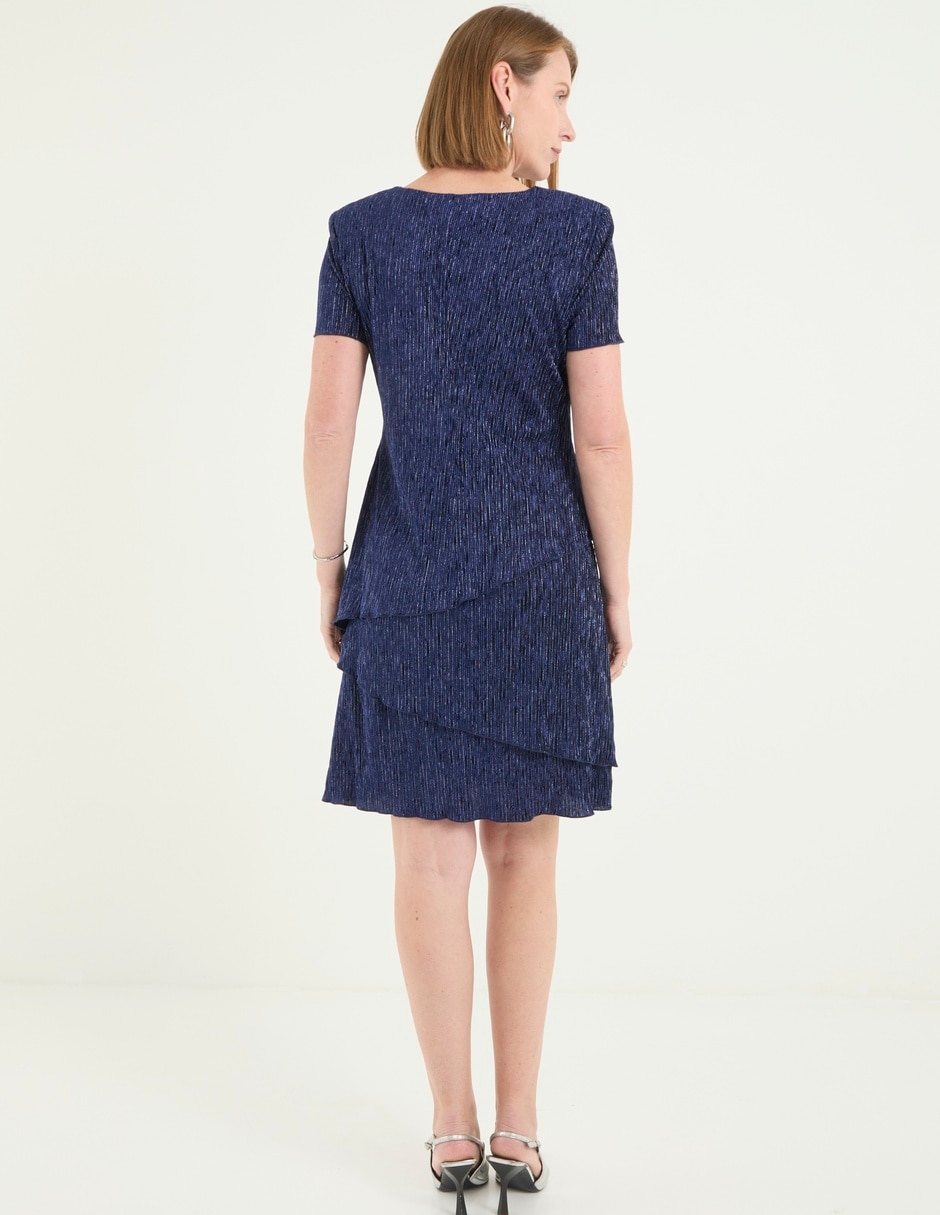 Vestido corto de fiesta escote V 4