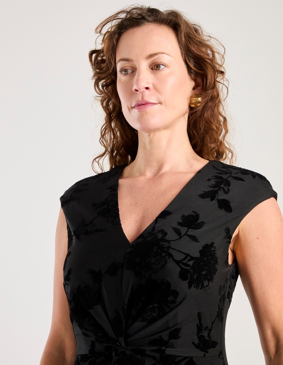 Vestido 3/4 formal para mujer 4