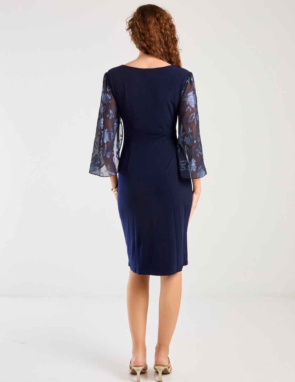 Vestido a la rodilla formal para mujer 2