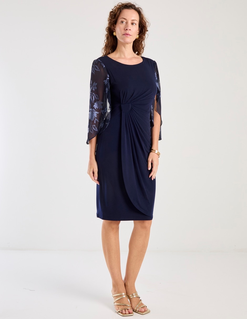 Vestido a la rodilla formal para mujer 3