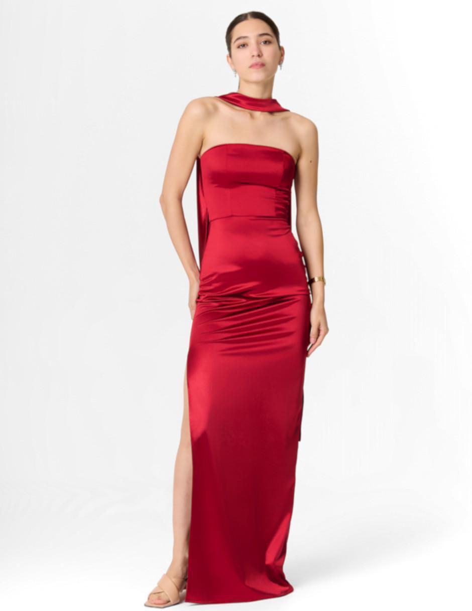 Vestido maxi de fiesta escote medio Vestido maxi de fiesta escote medio