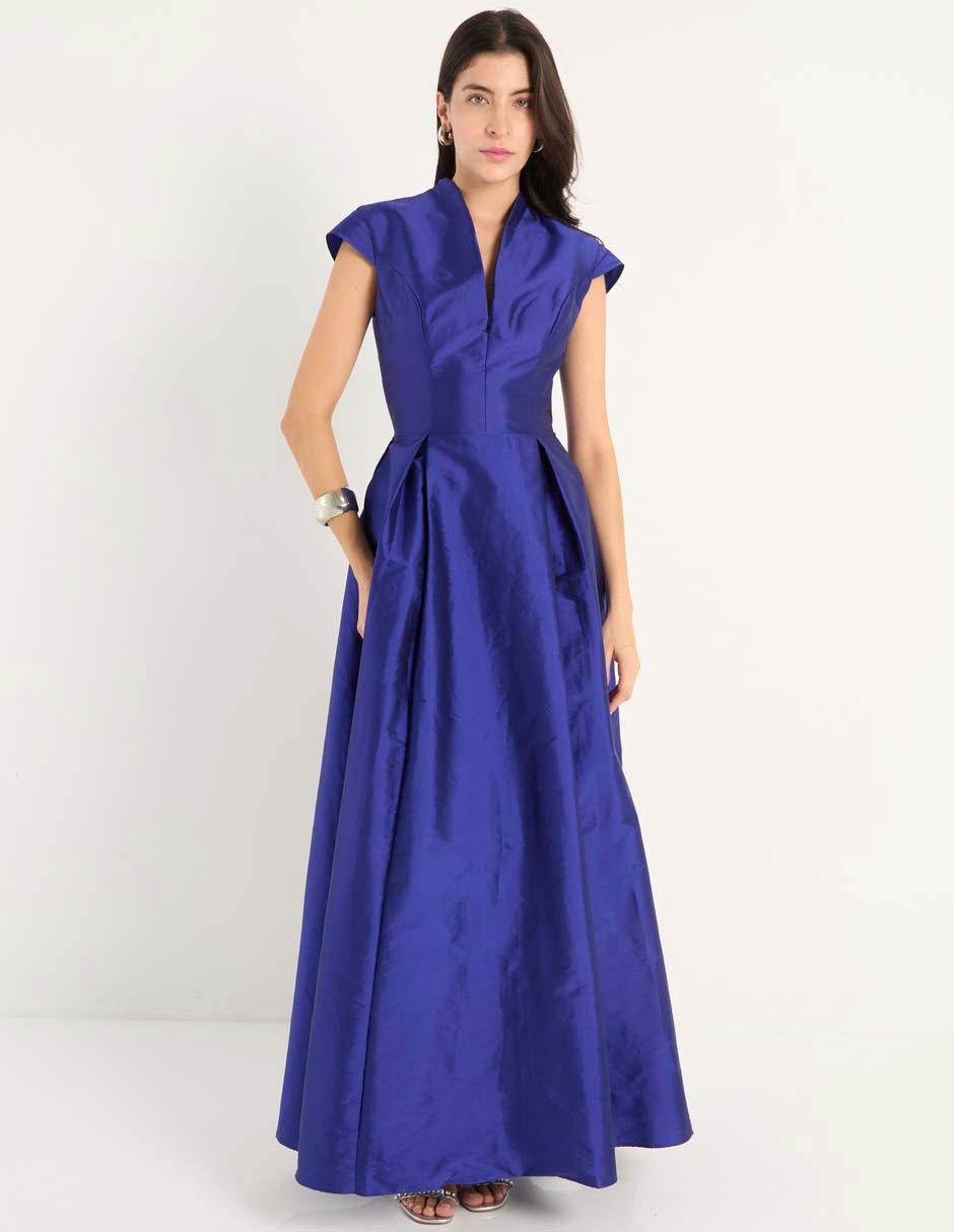 Vestido largo de fiesta Ema Valdemossa escote medio Liverpool