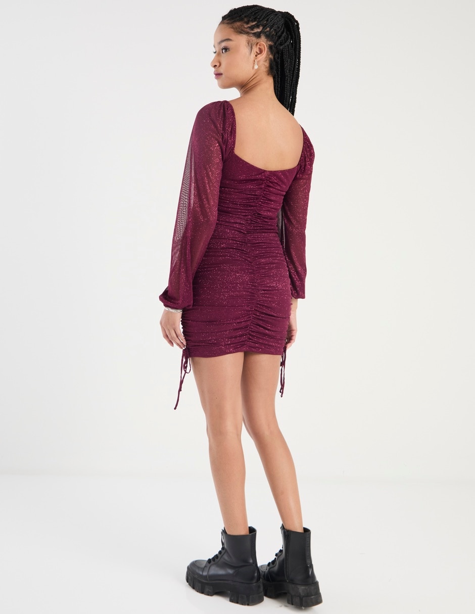 VESTIDO JUMP 12660LP-1, M, VINO