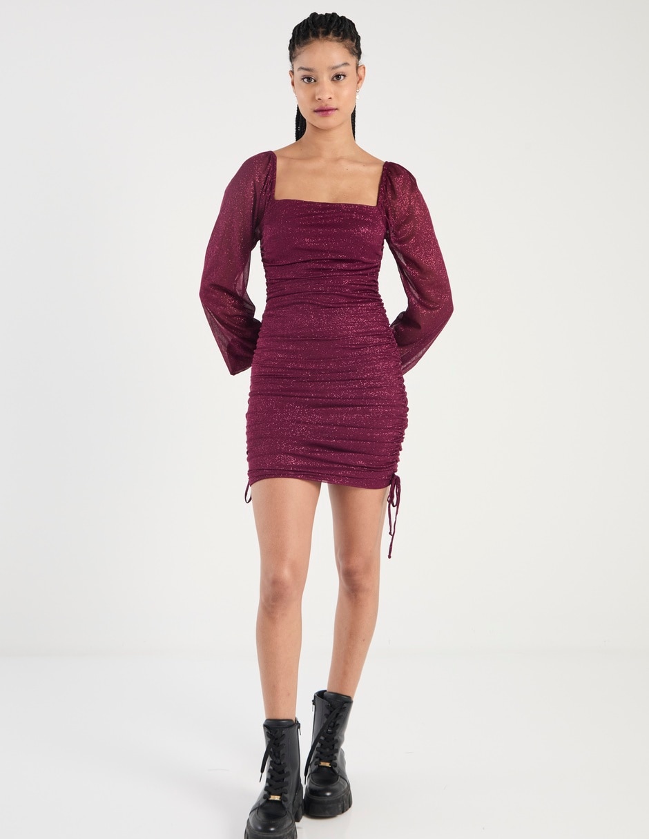 VESTIDO JUMP 12660LP-1, M, VINO