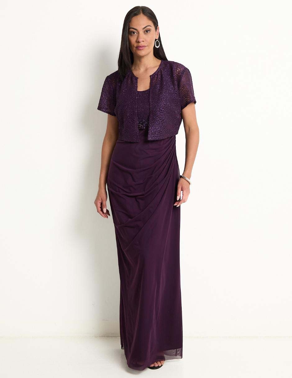 Vestido maxi de fiesta escote medio Vestido maxi de fiesta escote medio