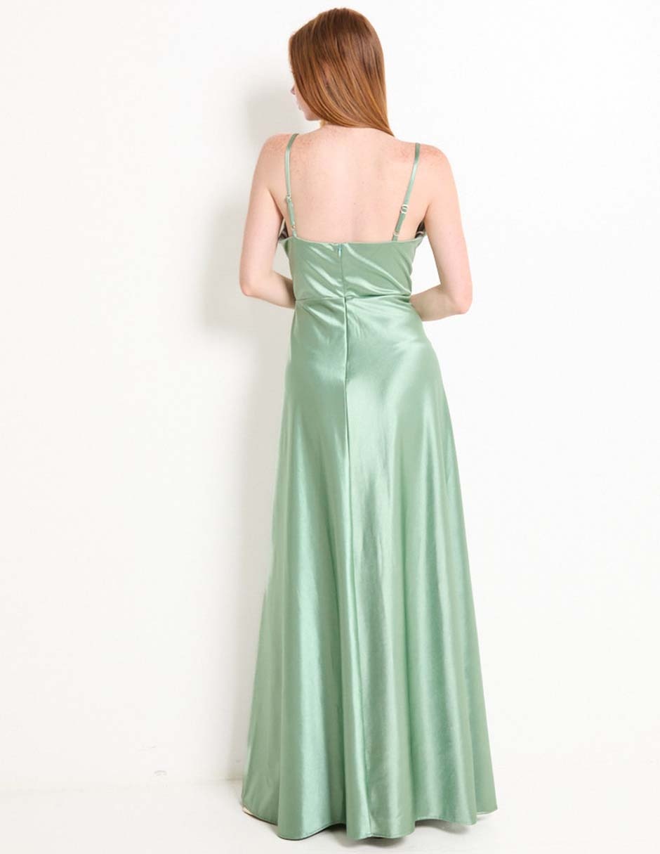 Vestido maxi de fiesta  escote medio 2