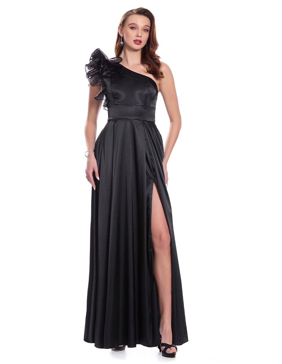 Ropa Vestidos De Noche Eva Brazzi Valeria Vestido Largo Escote En