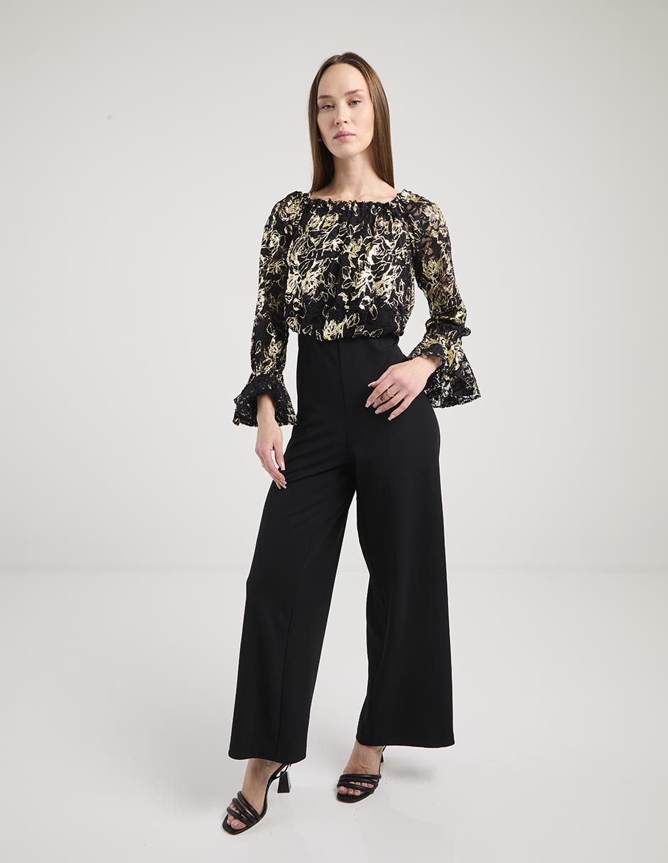 Jumpsuit estampado foil para mujer Jumpsuit estampado foil para mujer