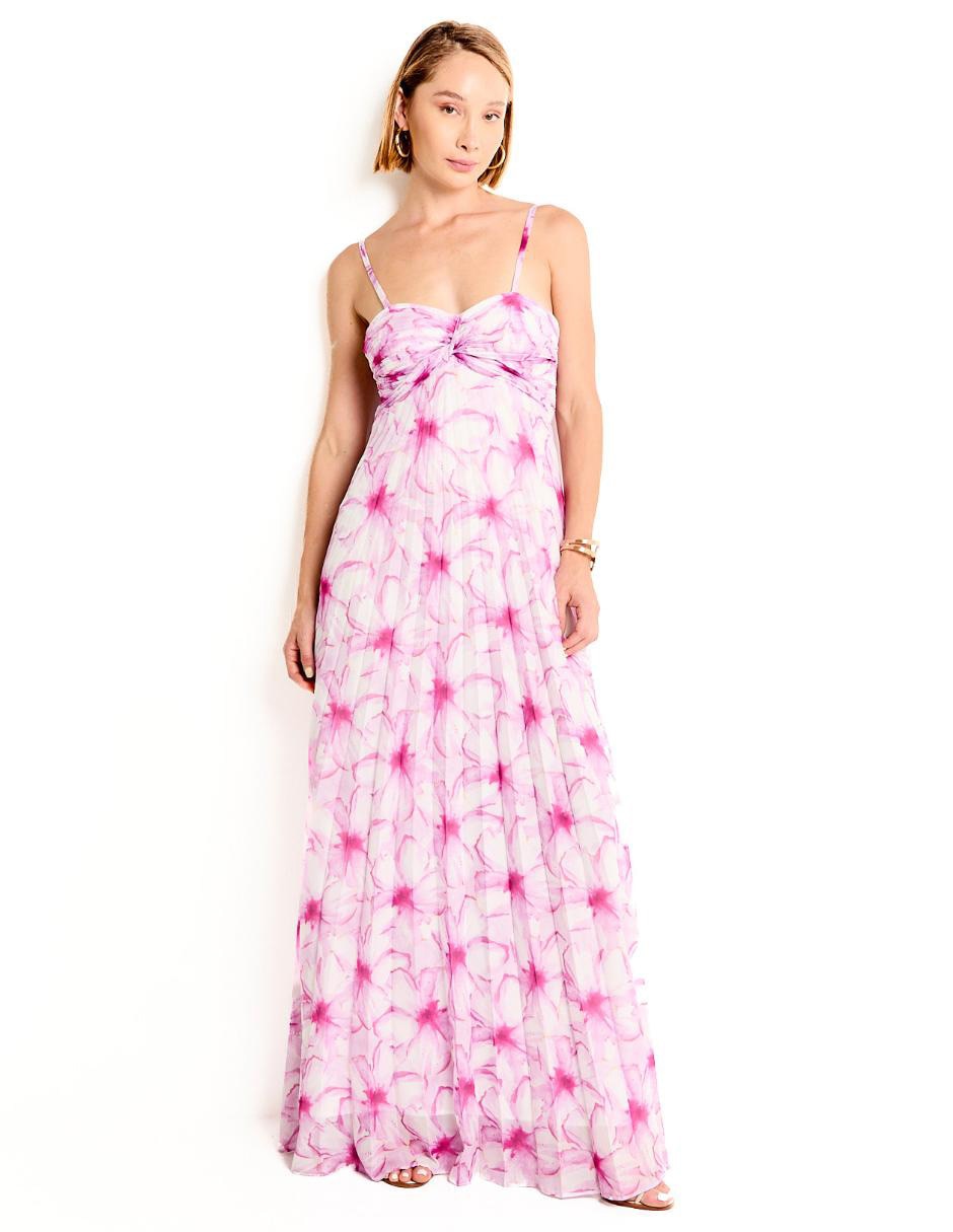 Vestido maxi de fiesta escote corazón 3