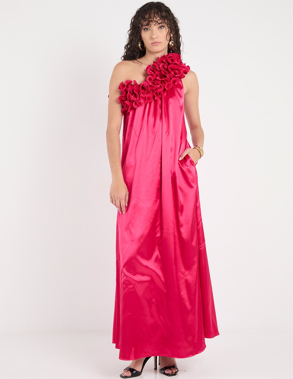 Vestido largo de fiesta espalda abierta