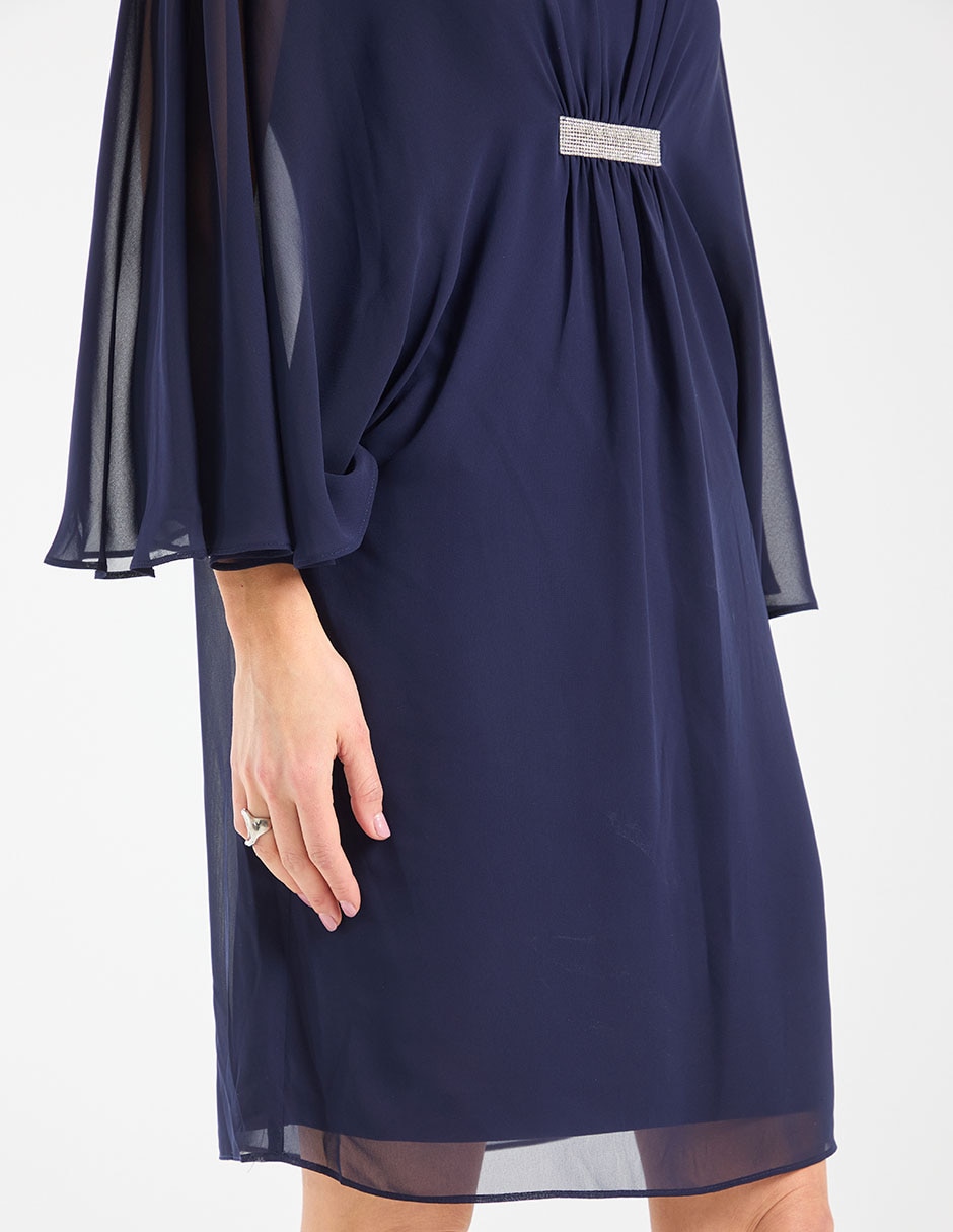Vestido corto de fiesta escote V 5
