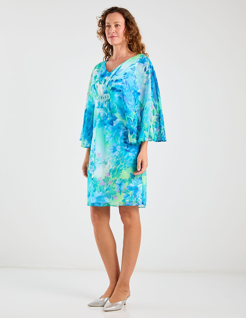 Vestido corto de fiesta escote V 3