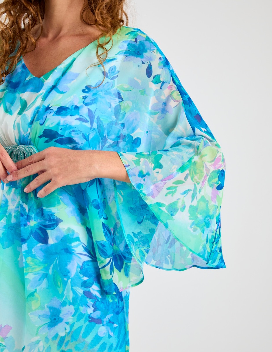 Vestido corto de fiesta escote V 5
