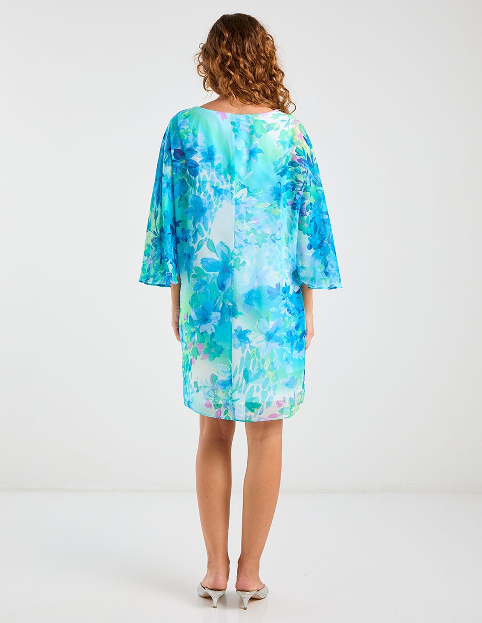 Vestido corto de fiesta escote V 6