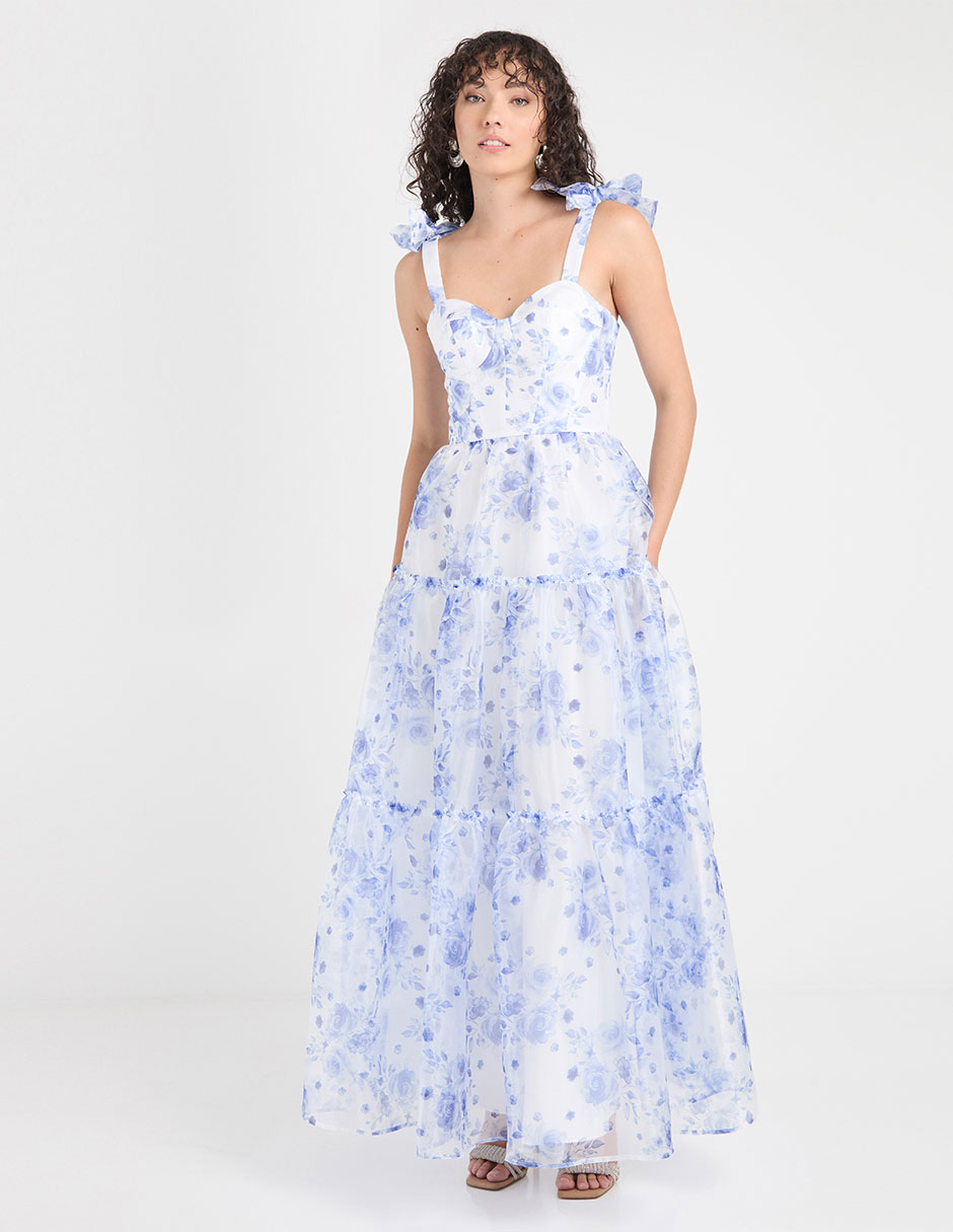 Vestido largo de fiesta Rue de la Paix escote corazón Liverpool