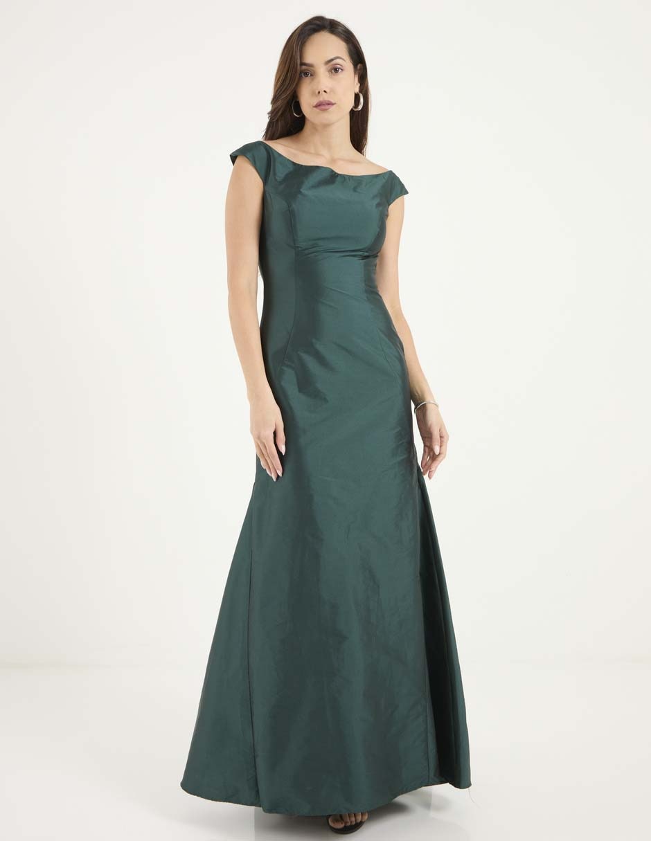 Vestido maxi de fiesta escote medio Vestido maxi de fiesta escote medio
