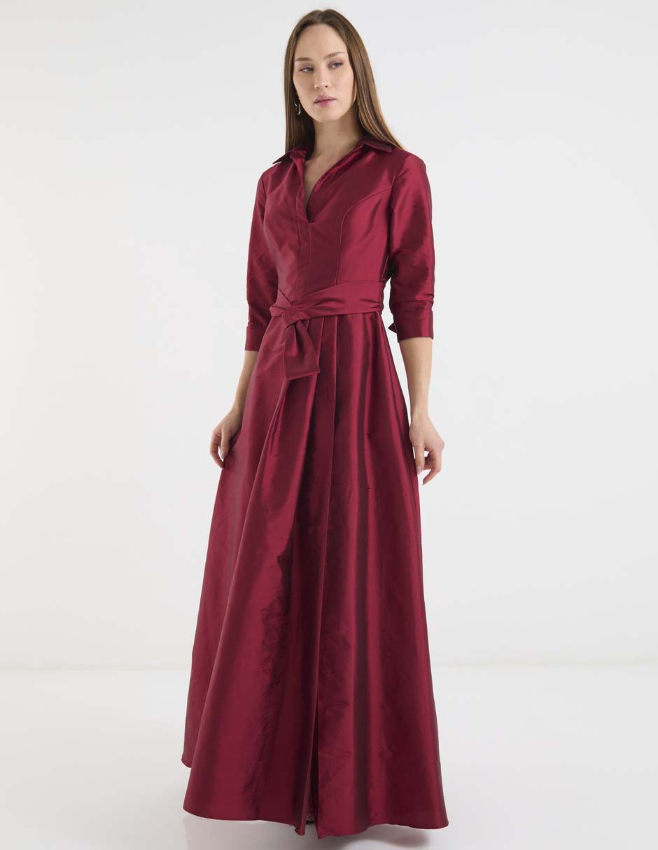 Vestido maxi de fiesta escote V Vestido maxi de fiesta escote V