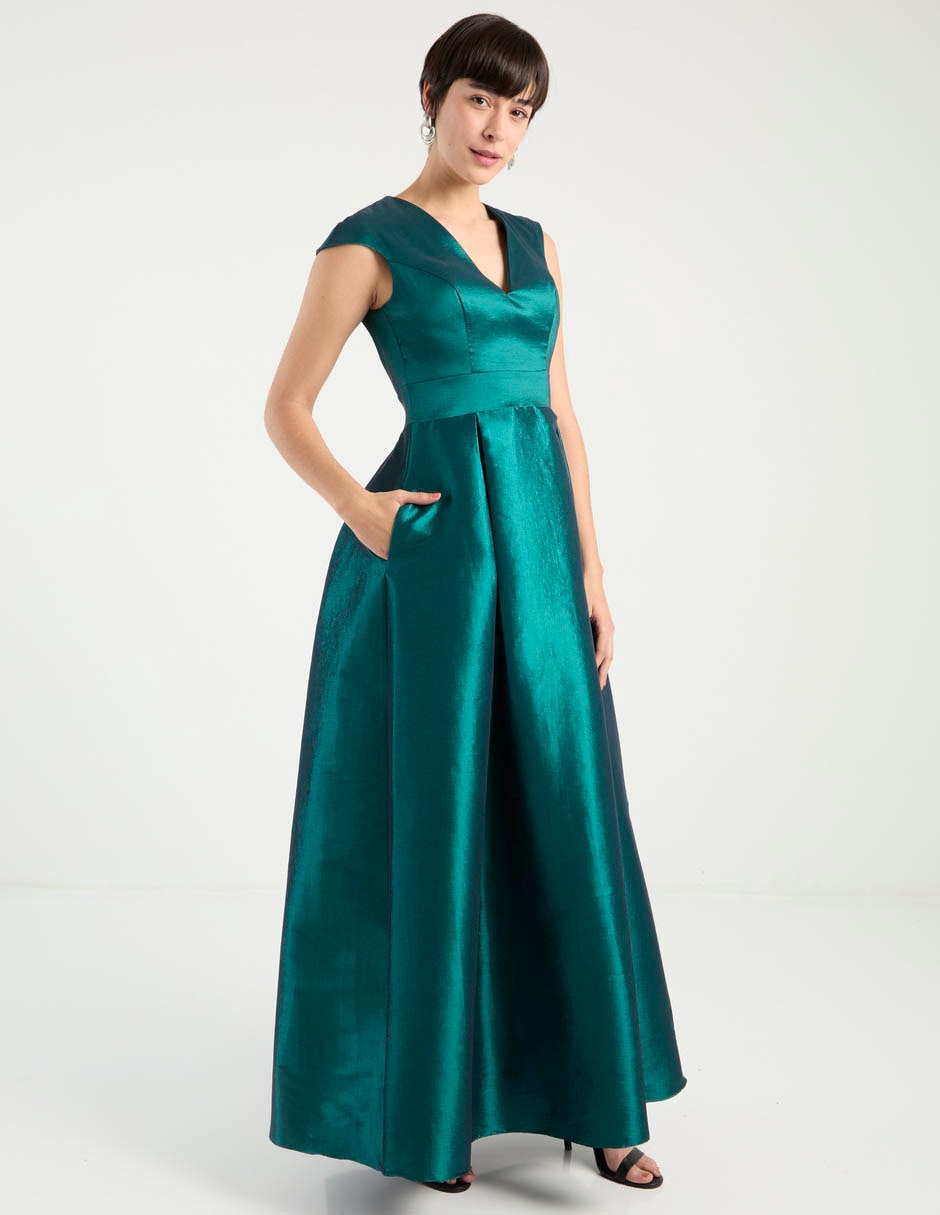 Vestido maxi de fiesta espalda abierta 3