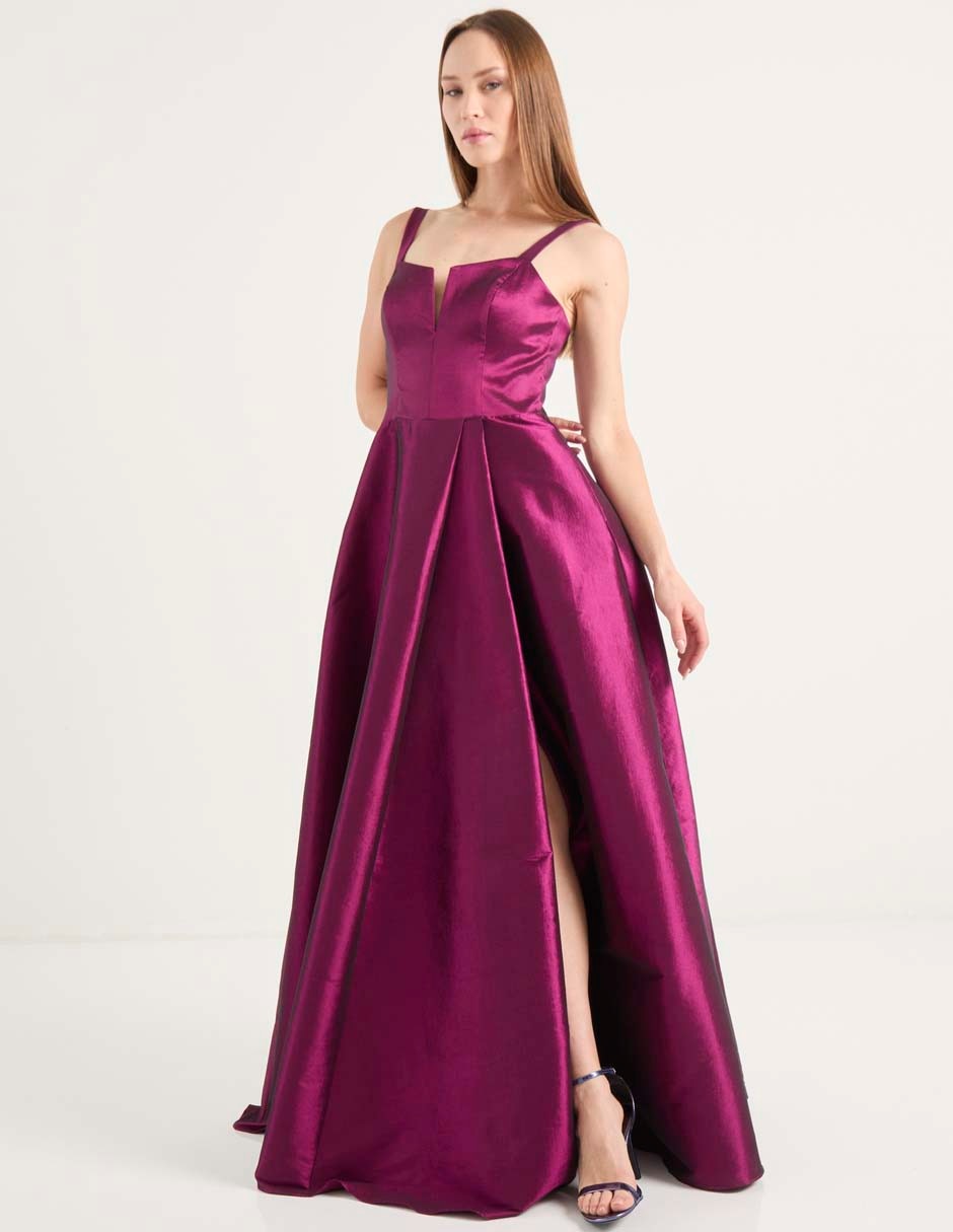 Vestido maxi de fiesta escote V Vestido maxi de fiesta escote V